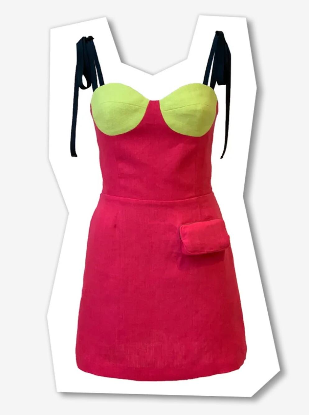 Into the Night Festival Mini Dress Small NWOT Adjustable Tie Straps